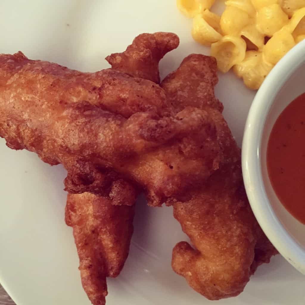 These crispy, crunchy chicken tenders are the BEST. They are deep fried and beer battered and best served with your favorite dipping sauce. 