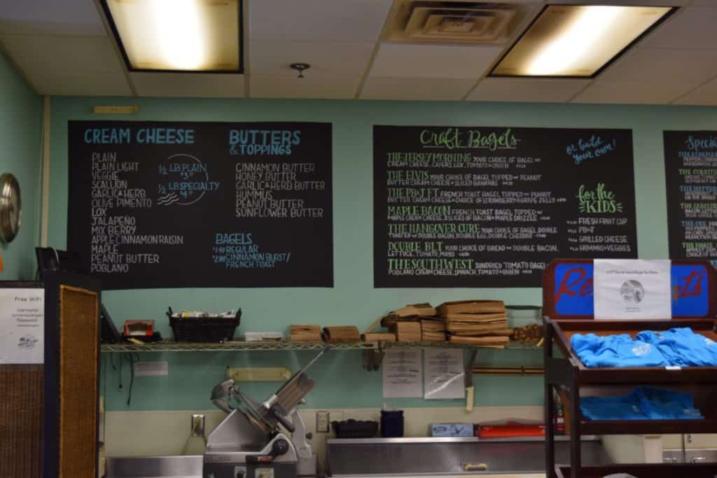 Barrier Island Bagels Menu