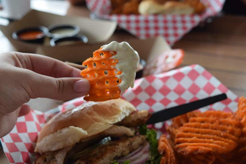 Bros Sandwich Shack fries in Outer Banks, Nc 