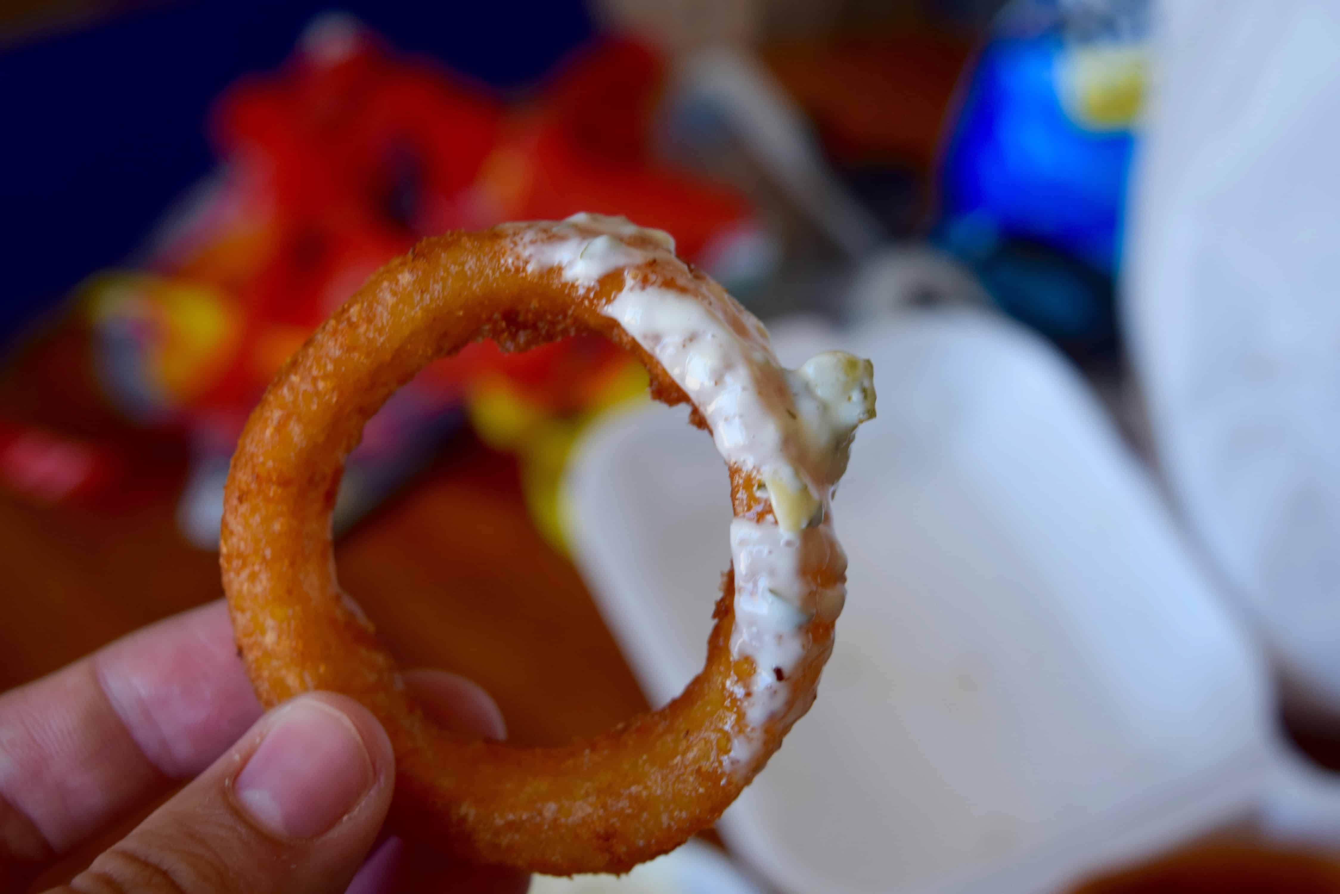 John's Drive In amazing onion rings.