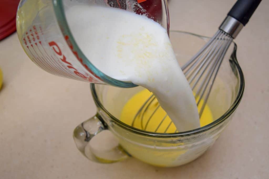 Ingredients for Bright and Citrusy Lavender Lemon Muffins.