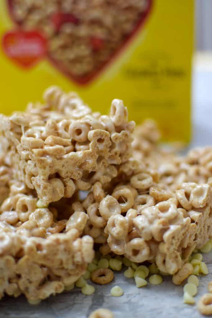 Marshmallow White Chocolate Cheerios Dessert Goodness