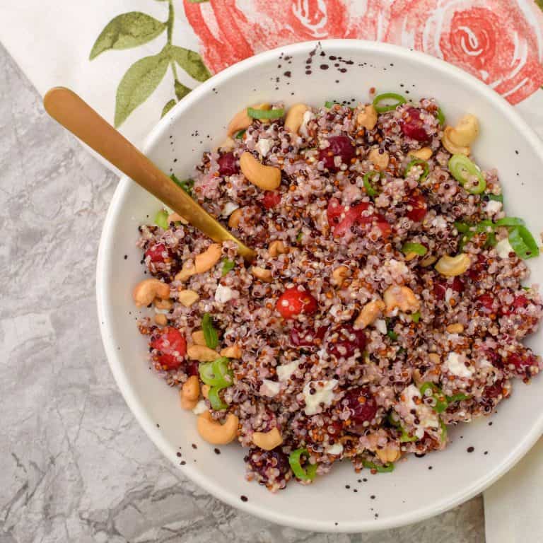 The Most Delicious Cranberry Quinoa Salad Recipe