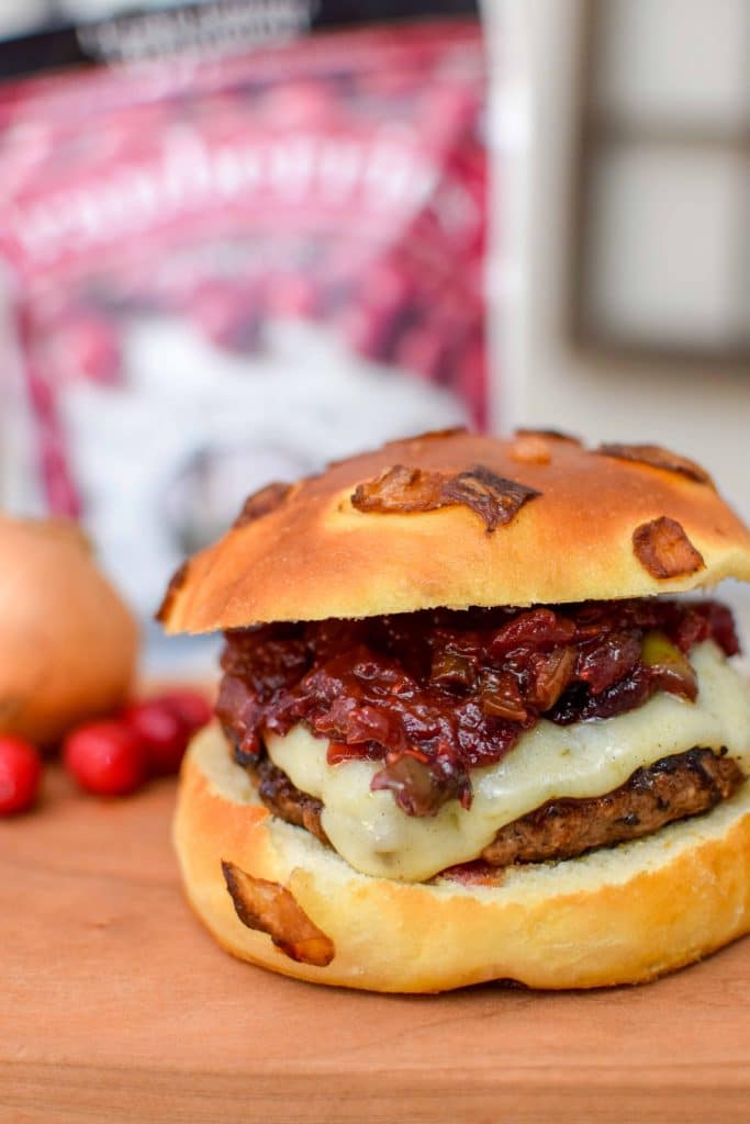 This tart cranberry jam is addictive. It's so easy to make and delightful on a juicy burger. You can also enjoy it on chicken or just your morning toast! 