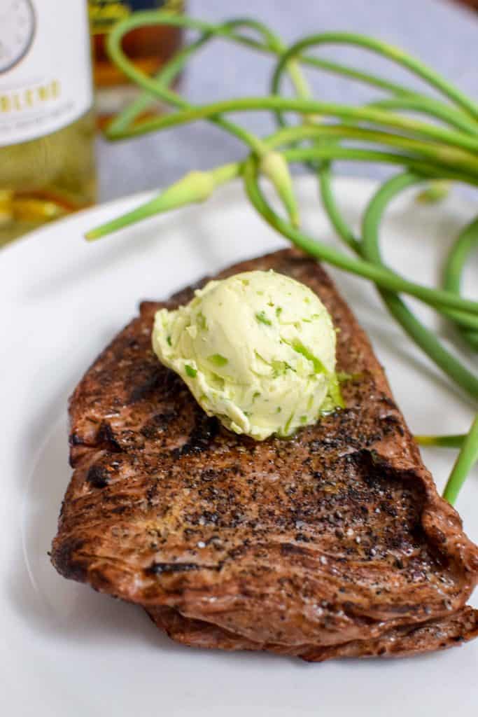 Garlic Scape Compound Butter + Steak-25