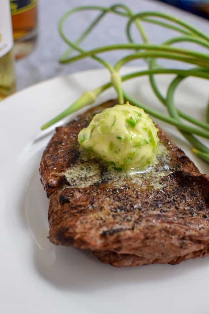 Garlic Scape Compound Butter + Steak-25