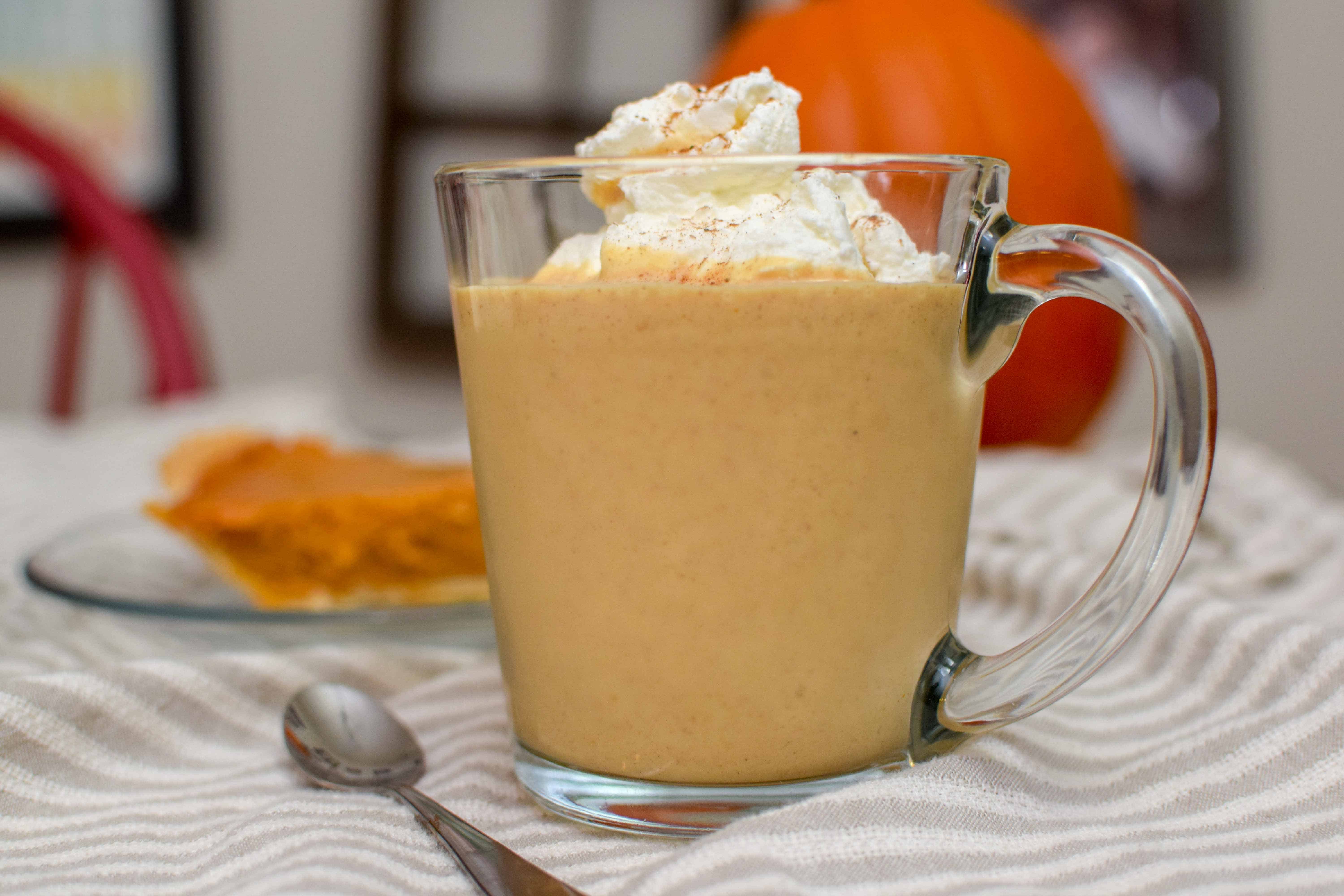 Pumpkin Pie Milkshake for One, for #PumpkinWeek!