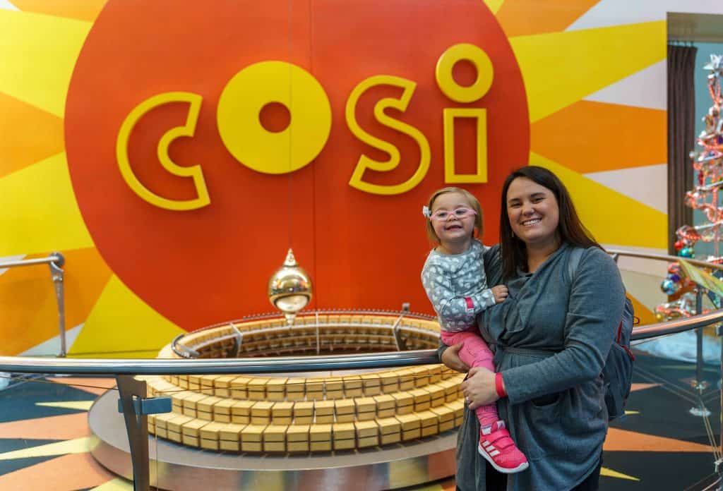COSI is the greatest science museum in Columbus, Ohio and also in the United States! It's filled with STEM activities for ages 2 - 92. You can visit this STEM focused museum on a regular day or enjoy a visit for any of their special exhibits like dinosaurs and unicorns. It's a really exciting science museum that the entire family will enjoy. 