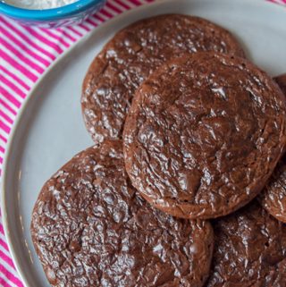 Gluten Free Fudgy Chewy Chocolate Cookies-15