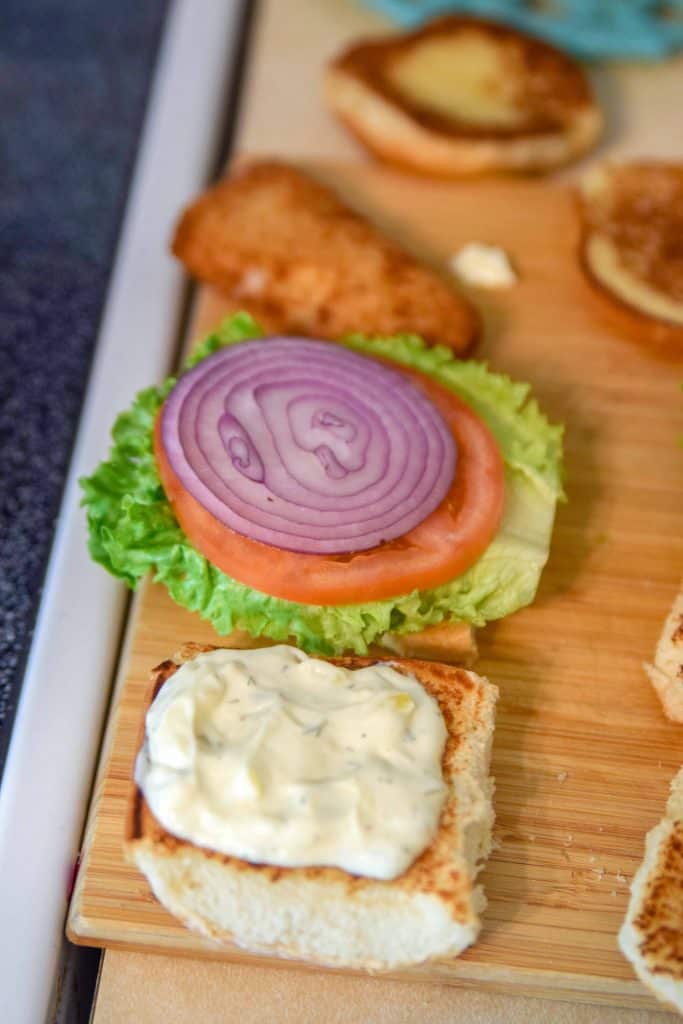 Gortons Beer Battered Fish Sandwiches Homemade Tartar-4