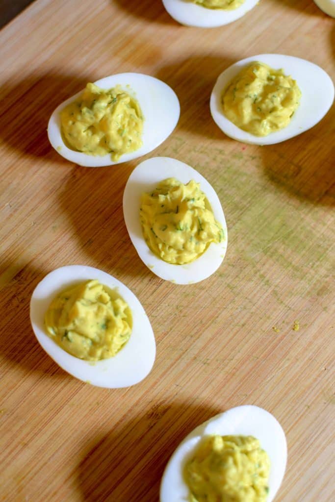 Easy and Delicious Dill Deviled Eggs-1