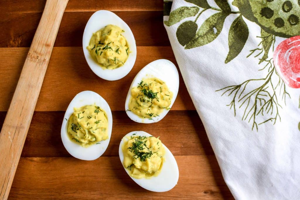 These are the best deviled eggs in the world, the yummiest and most delicious recipe for all your Midwest friends. 