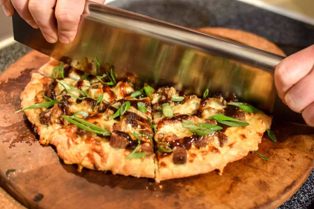 St Patty's Day Corned Beef Pizza with Homemade BBQ Sauce-3