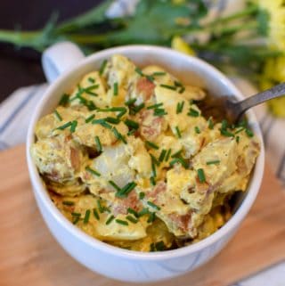 Red Skinned Potato Salad Recipe The Beard and The Baker