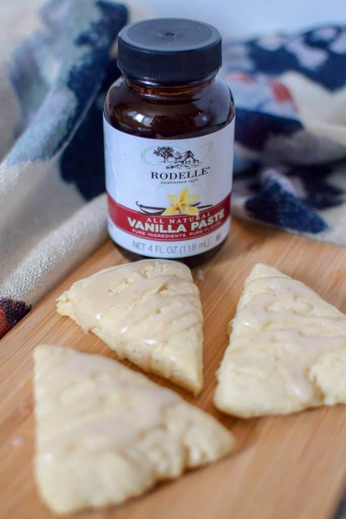 Mini Vanilla Bean Scones - Rodelle Vanilla - The Beard and The Baker