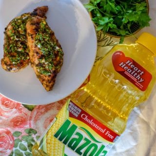 Chimichurri-Marinated-Chicken-Breast-Mazola Corn Oil