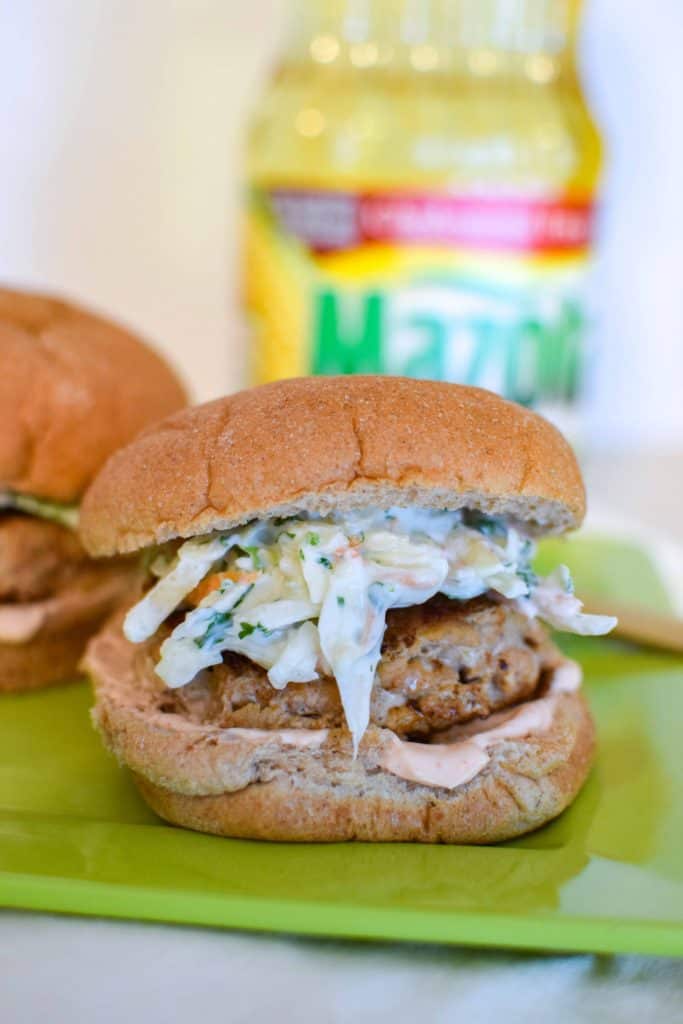 Turkey-Burgers-Jalapeno-Slaw-Sriracha-Mayo-Mazola-Corn-Oil-7