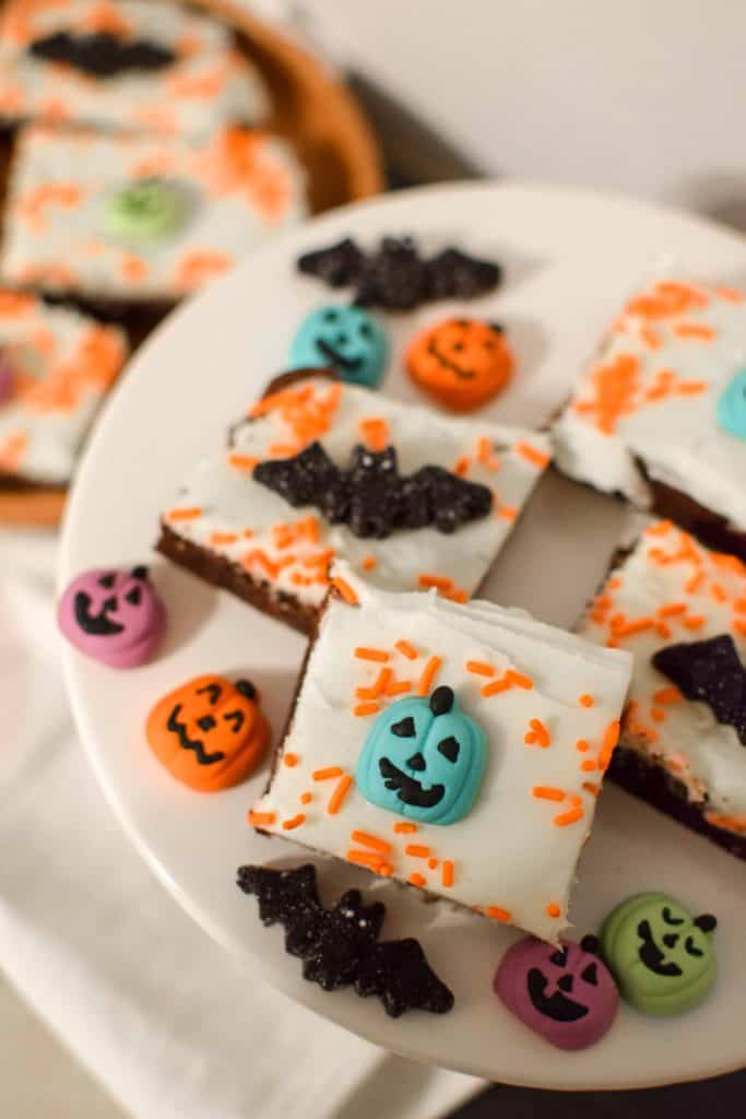 Spooky Sprinkled Brownies | Easy Halloween Treat #HalloweenTreatsWeek