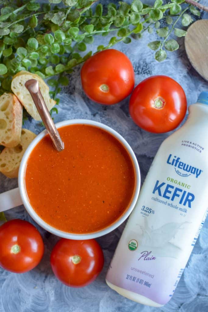 Homemade Tomato Soup, Creamy Tomato Soup, Healthy Tomato Soup, Creamy Soup with Kefir, Easy Tomato Soup, Homemade Soup Recipe