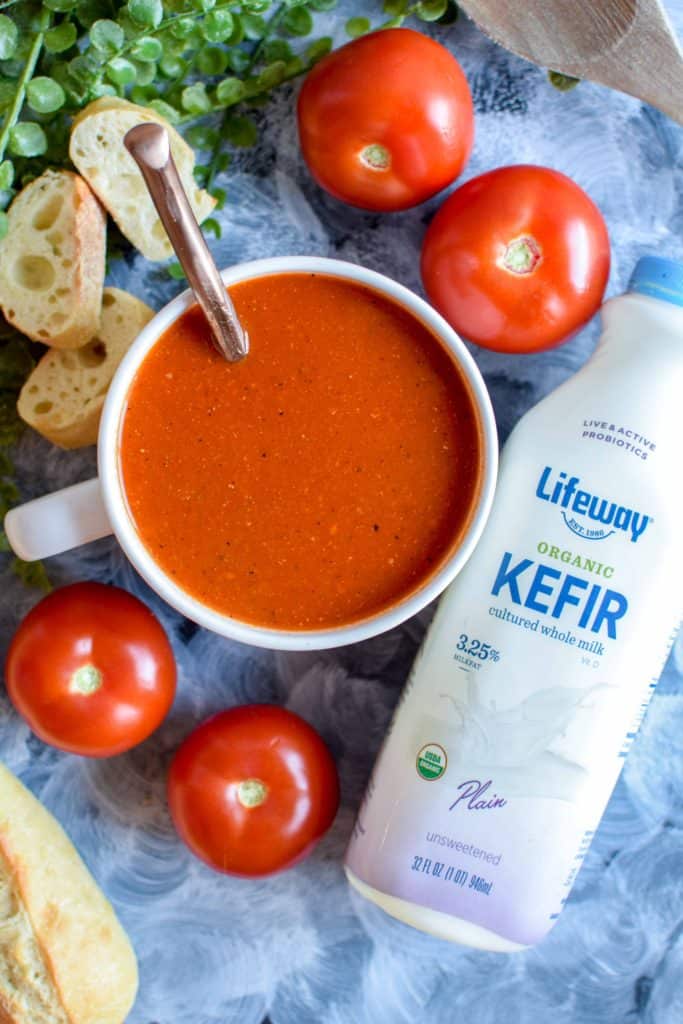 Homemade Tomato Soup, Creamy Tomato Soup, Healthy Tomato Soup, Creamy Soup with Kefir, Easy Tomato Soup, Homemade Soup Recipe