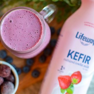 Cherry Berry Kefir Smoothie, Health Benefits of Kefir, Delicious Smoothie, Easy Smoothie Recipe