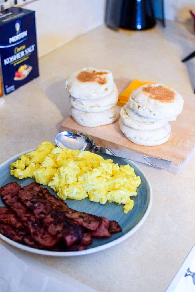 Freeze Ahead Turkey Sausage Breakfast Sandwiches - Spoon Fork Bacon