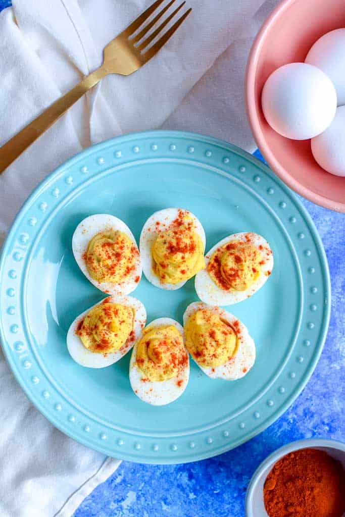 These classic deviled eggs are so simple to make and should grace the table of every summer cookout and holiday dinner! The video shows a step by step!