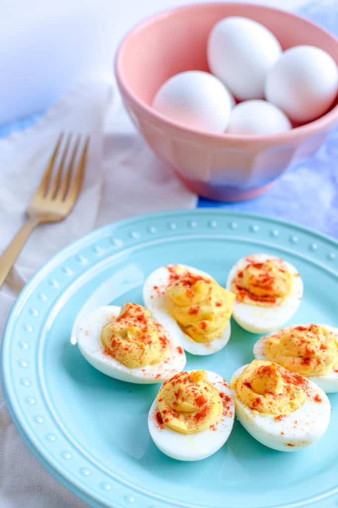 These classic deviled eggs are so simple to make and should grace the table of every summer cookout and holiday dinner! The video shows a step by step!