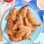 These fried cheeseburger bites are the perfect addition to your summer menu! The cheesy bites are made in wonton wrappers so they have the perfect crunch to them. Serve with your favorite cheeseburger condiment like ketchup, mustard, or secret sauce!