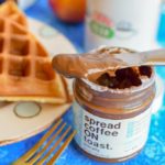 Eat Nudge makes the best coffee butter you can buy! This no waste item has 40mg of caffeine per serving and is quite delicious on fresh waffles.