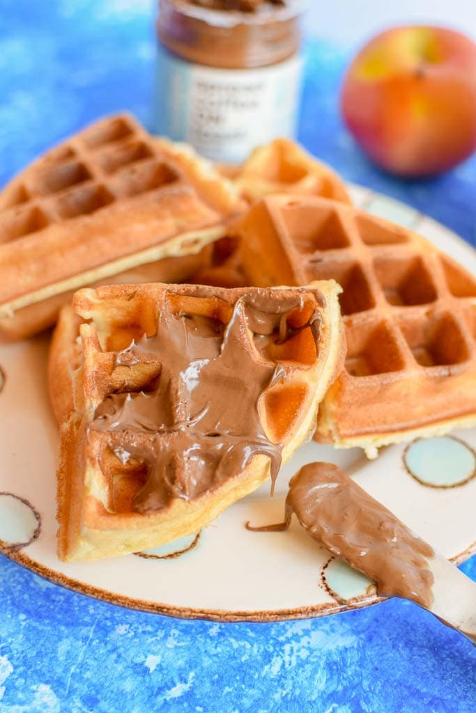 Eat Nudge makes the best coffee butter you can buy! This no waste item has 40mg of caffeine per serving and is quite delicious on fresh waffles. 