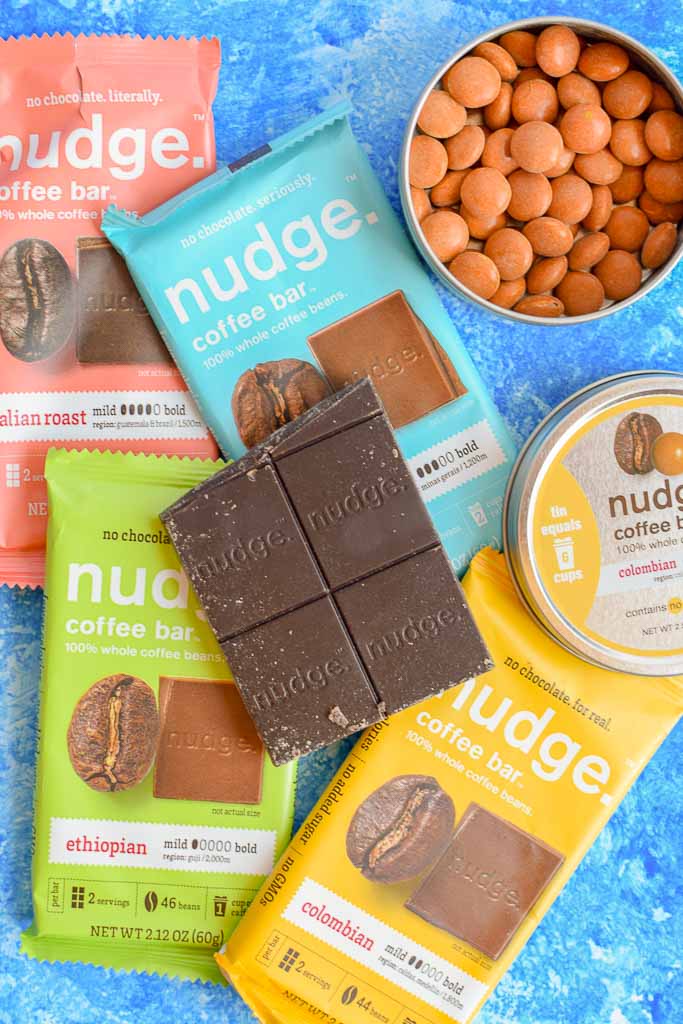 Eat Nudge makes the best coffee butter you can buy! This no waste item has 40mg of caffeine per serving and is quite delicious on fresh waffles. 