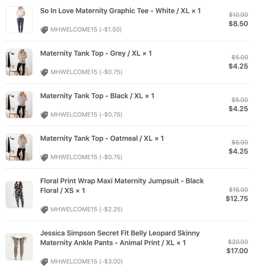Maternity Clothes Shopping online