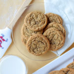 These chewy ginger molasses cookies are my FAVORITE. If anyone remembers the Starbucks molasses cookies, these are a smaller version that's just as delicious. Make them for your Christmas cookie table or just all year round.