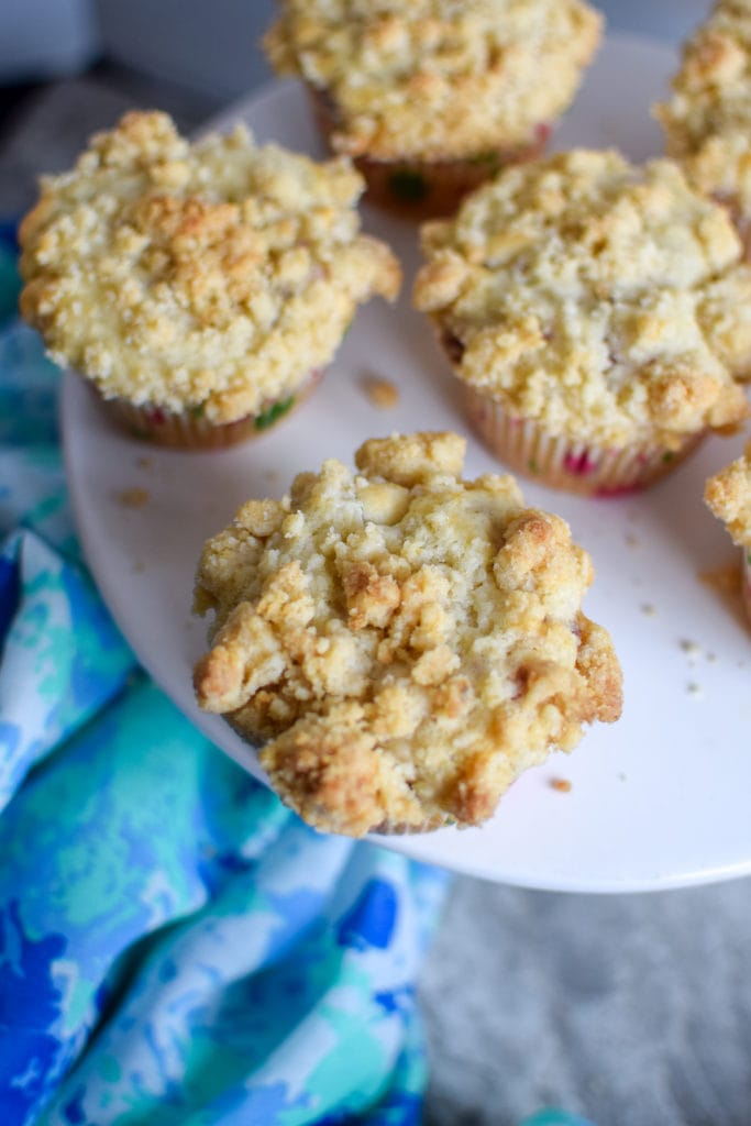 These white chocolate raspberry crumb muffins have the perfect ratio of sweetness to make them an amazing breakfast treat or an after meal dessert!