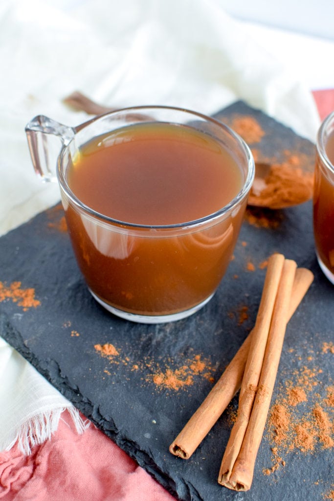 Chaider seasonal drink made of apple cider and chai tea
