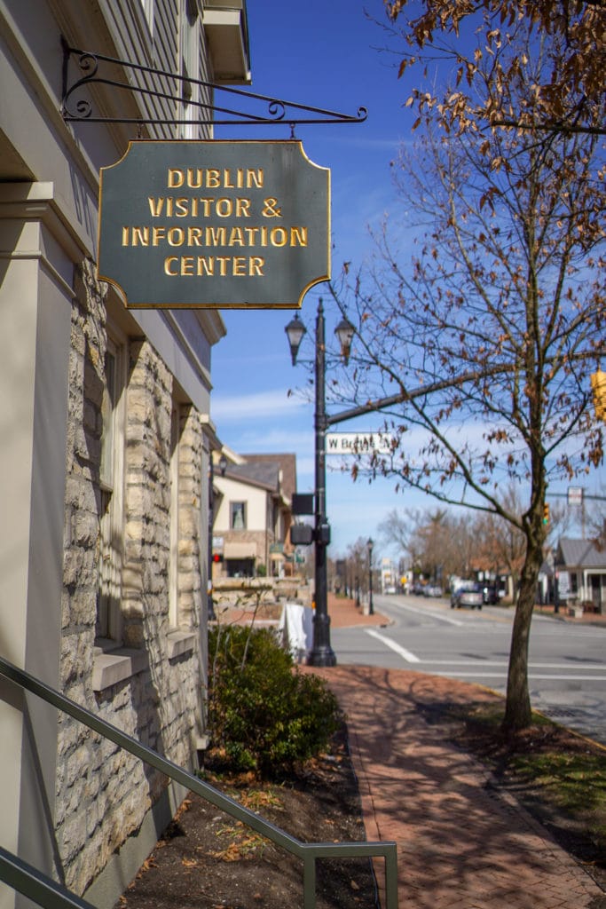 Dublin visitor and information center located in Dublin, Ohio.