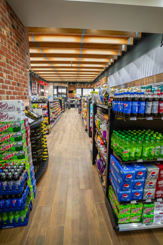 Soda selection carried by Sheetz in Delaware, Ohio.