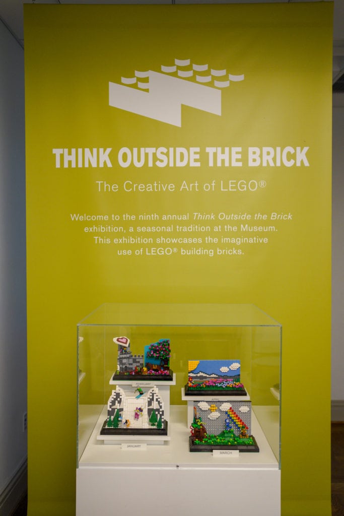 Lego display at the Columbus Museum Of Art.