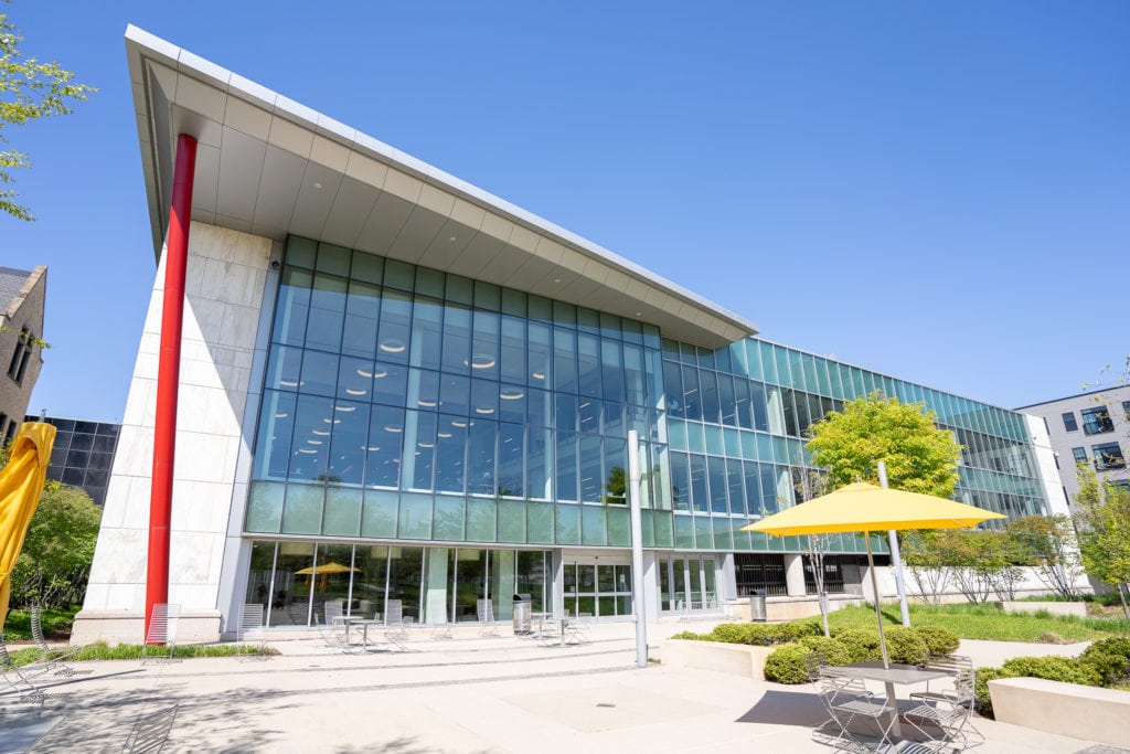 Remodeled main library for Columbus Public Libraries located downtown.