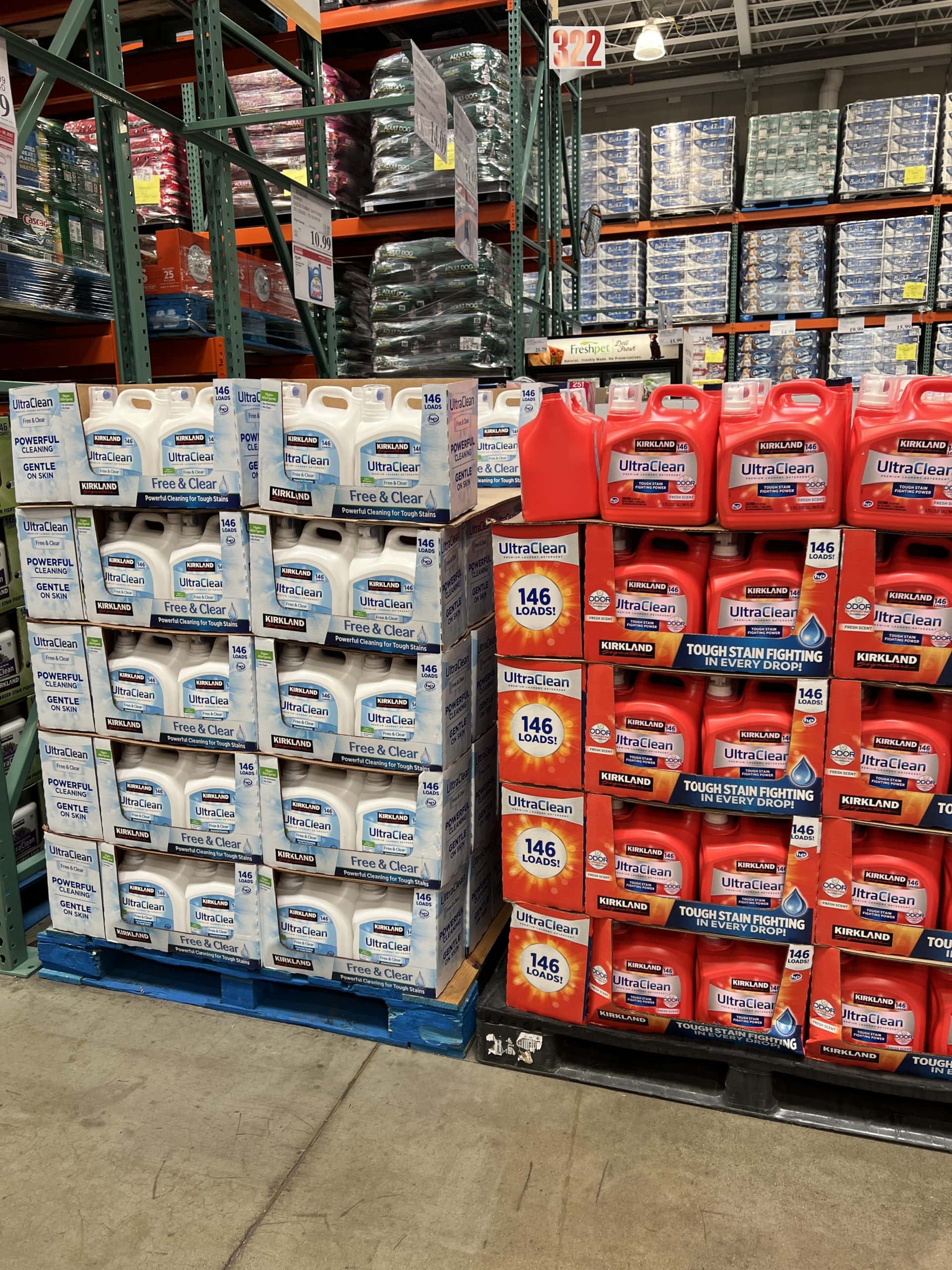 Laundry detergent found at Costco Polaris in Columbus Ohio.