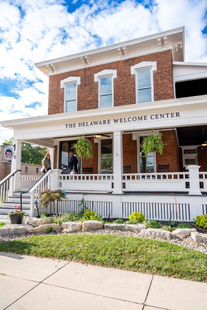 The Delaware Welcome Center where Main Street Delaware works. 