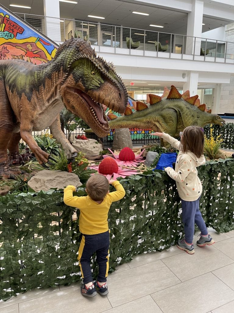 Kids at the Main Library in Downtown Columbus. 