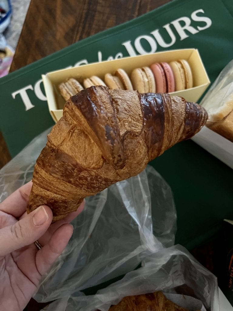 butter croissant at tous les jours in columbus ohio.